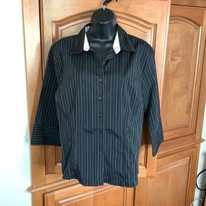 DCC Pin Striped Button Down Shirt